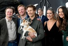 3 Adorable Animals That Found Hollywood Fame This Summer Glen Powell with Brisket at the 'Twisters' Premiere in California, USA in July 2024